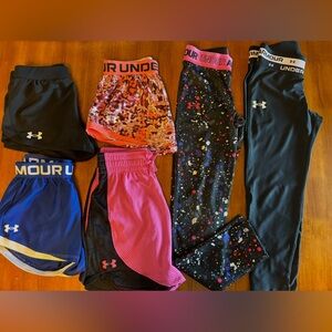 Girl’s Under Armour Size Medium Lot